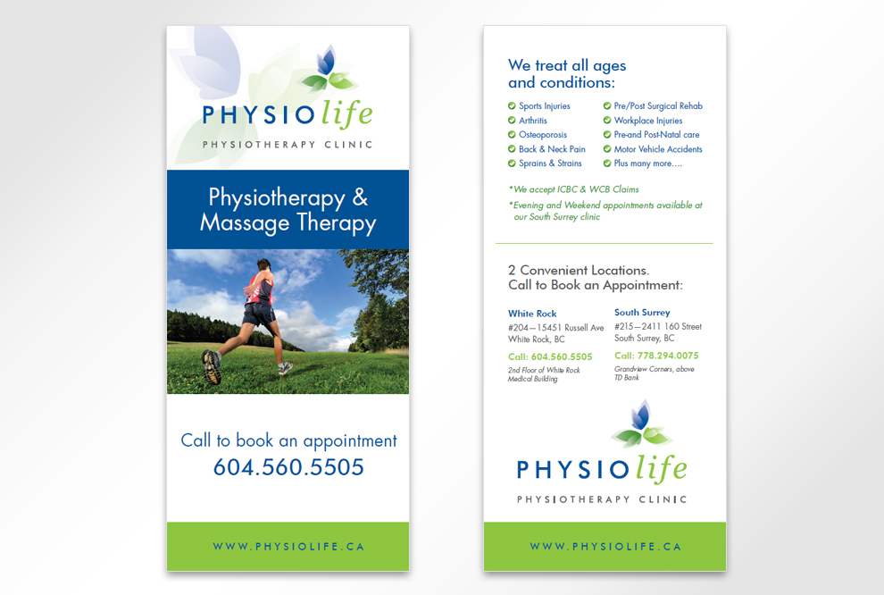 Physiolife Rack Card