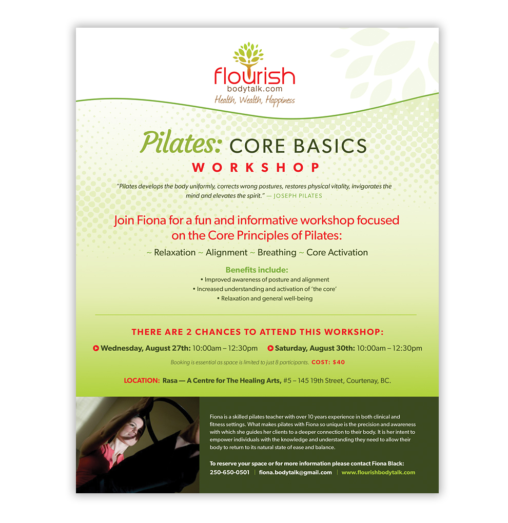 Pilates Core Basics Workshop